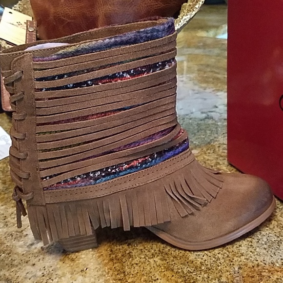 NAUGHTY MONKEY | Boho Suede Booties NEW - Picture 4 of 8